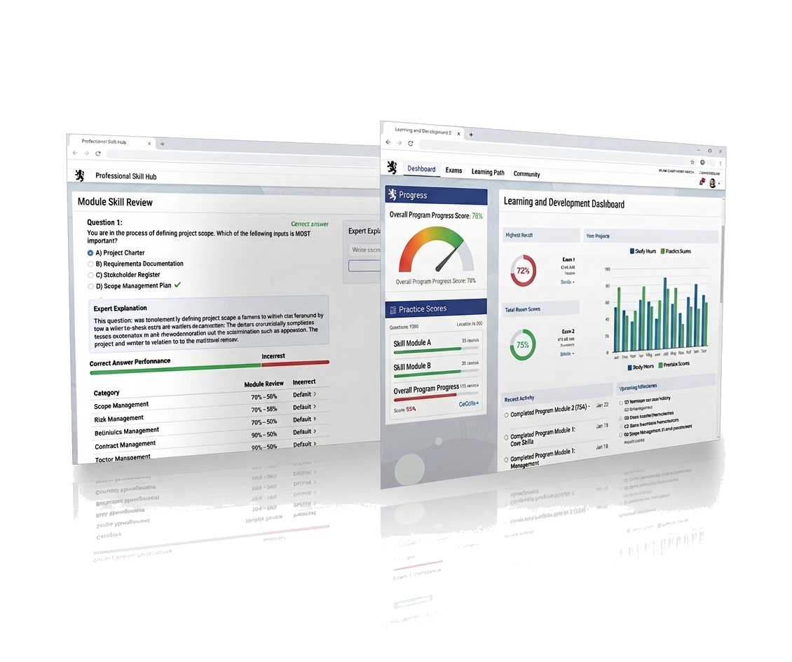 Gemology Exam progress dashboard preview